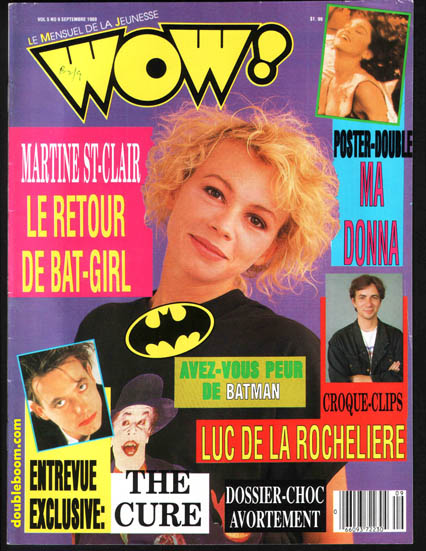 WOW Septembre 1989 - Martine St-Clair